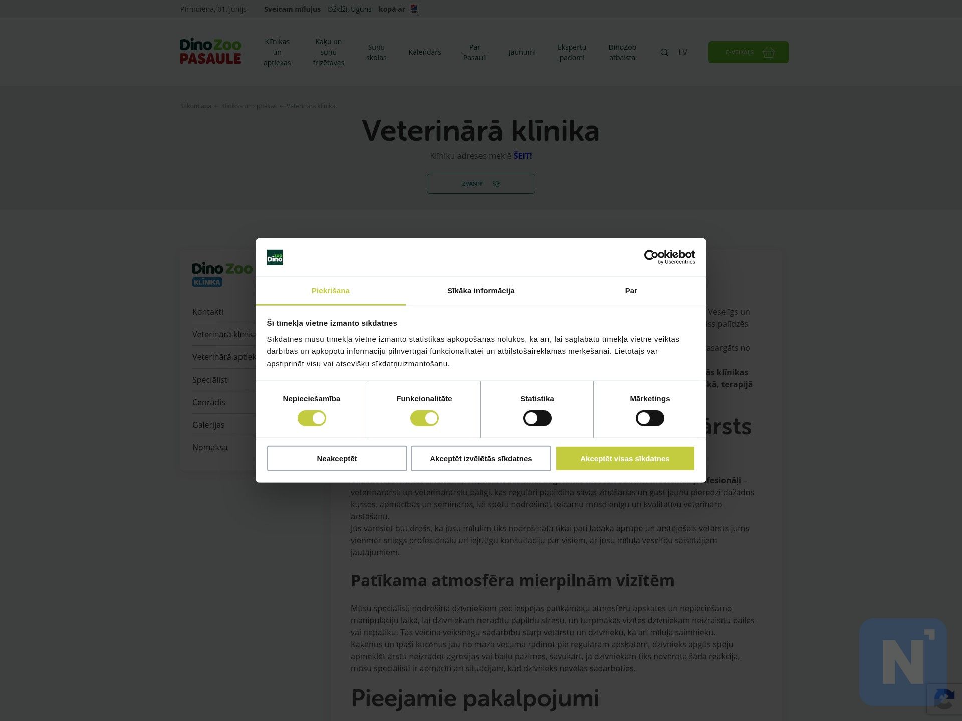 Dino Zoo veterinārā klīnika