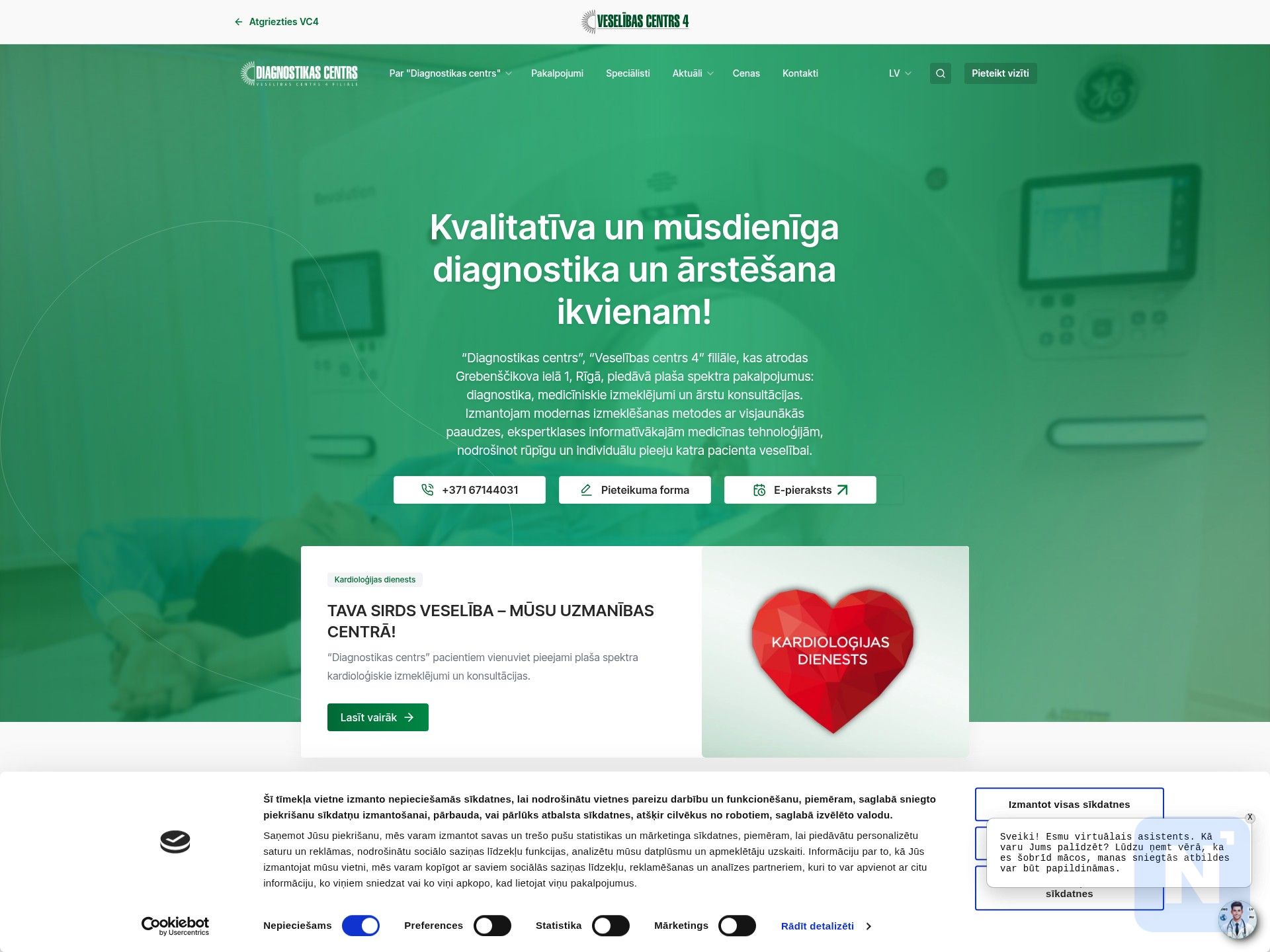 Veselības centrs 4 Diagnostikas centrs