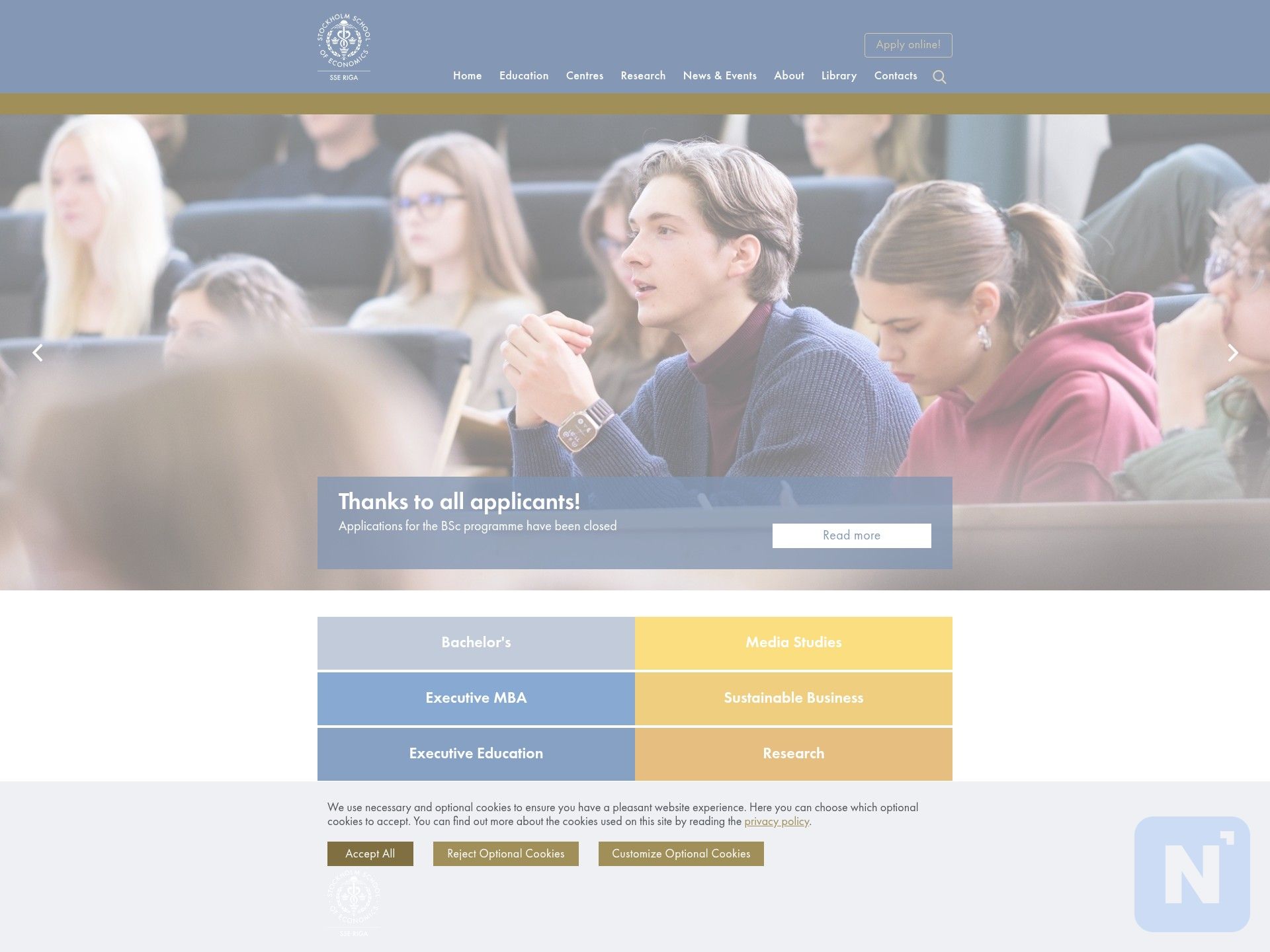 Stockholm School of Economics in Riga