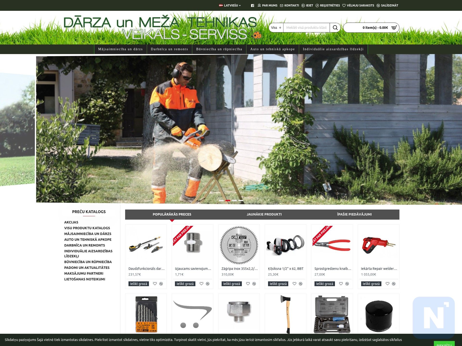 Dārza, meža tehnikas un instrumentu veikals-serviss (mezadarzariki.lv)