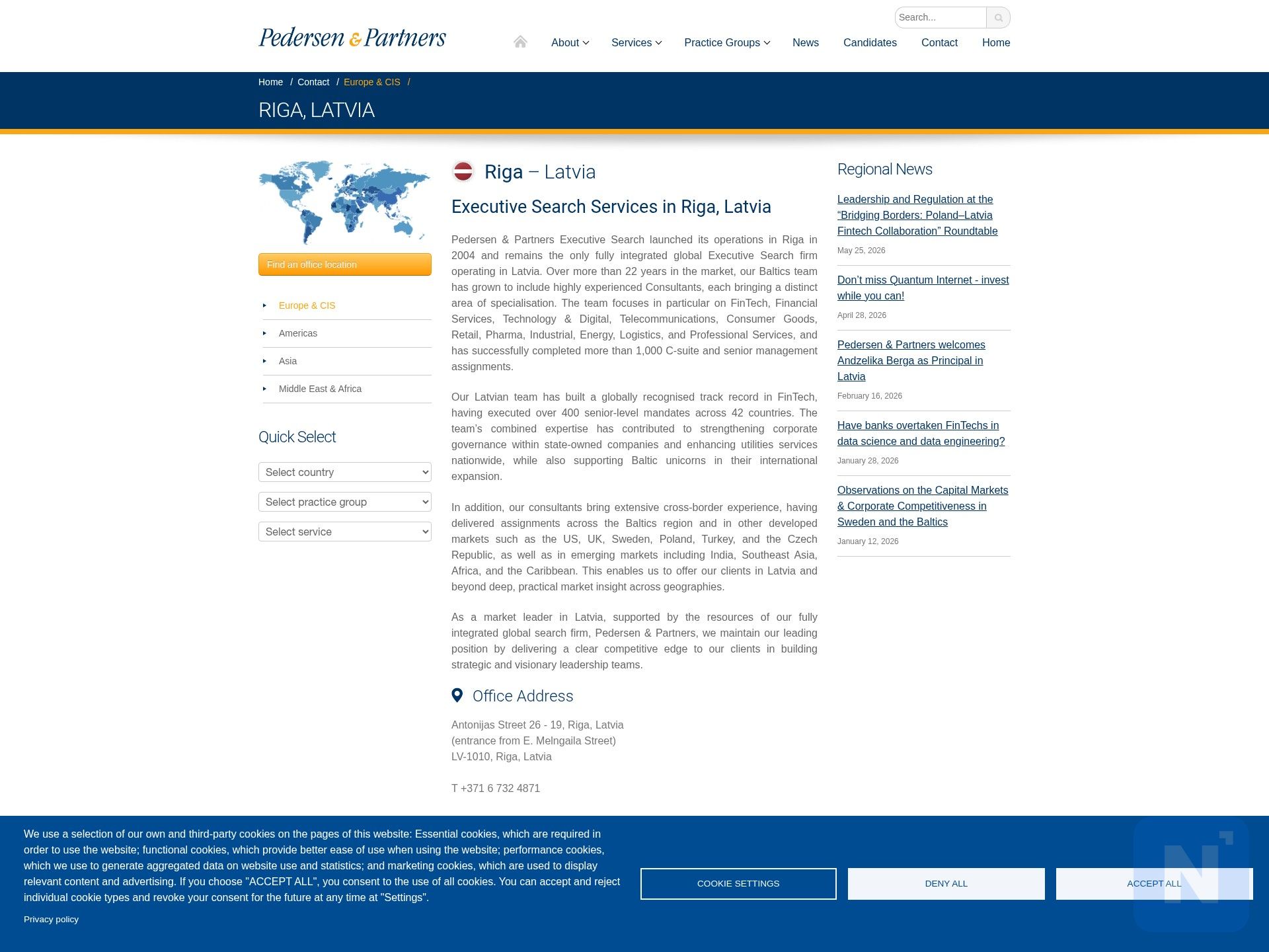 Pedersen & Partners Riga