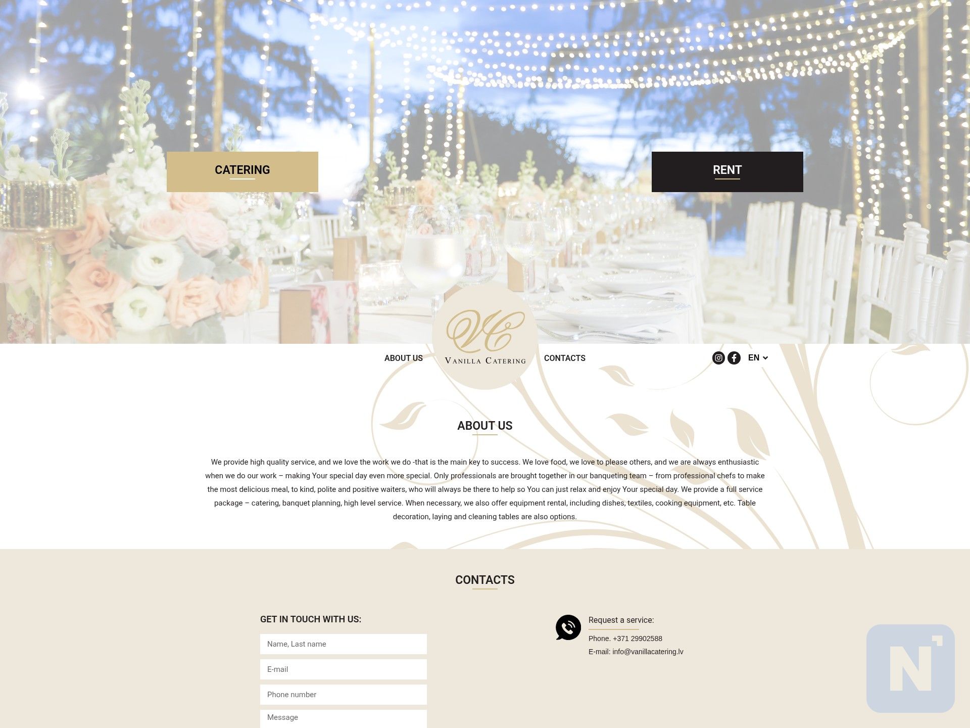 Vanilla Catering
