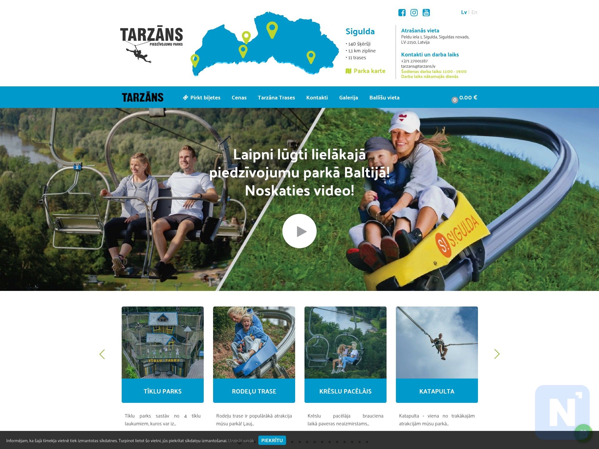 Piedzīvojumu parks "Tarzāns"