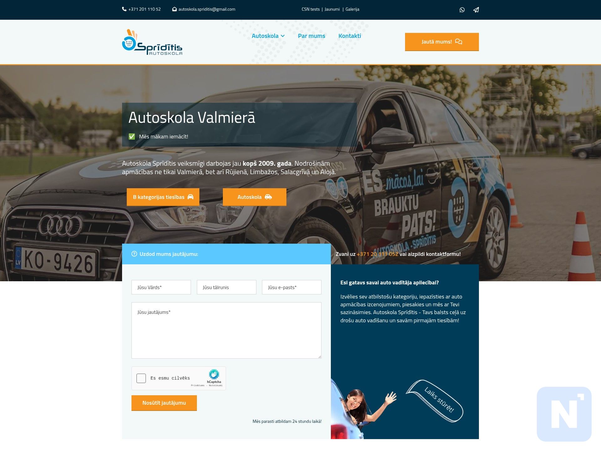 Autoskola Sprīdītis