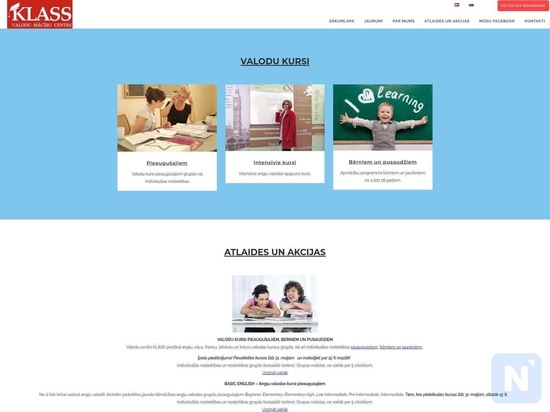 Valodu mācību centrs KLASS