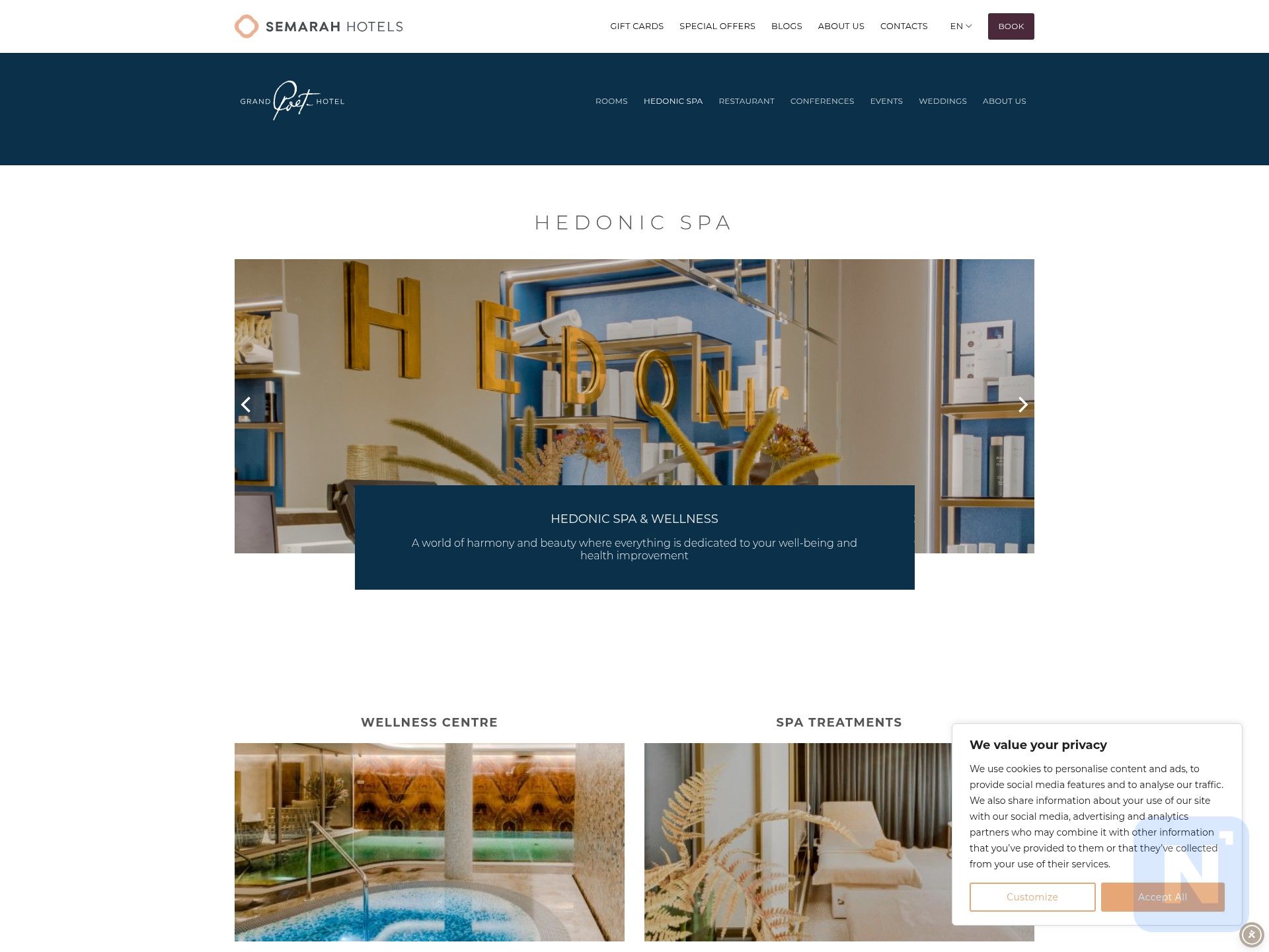 Hedonic SPA