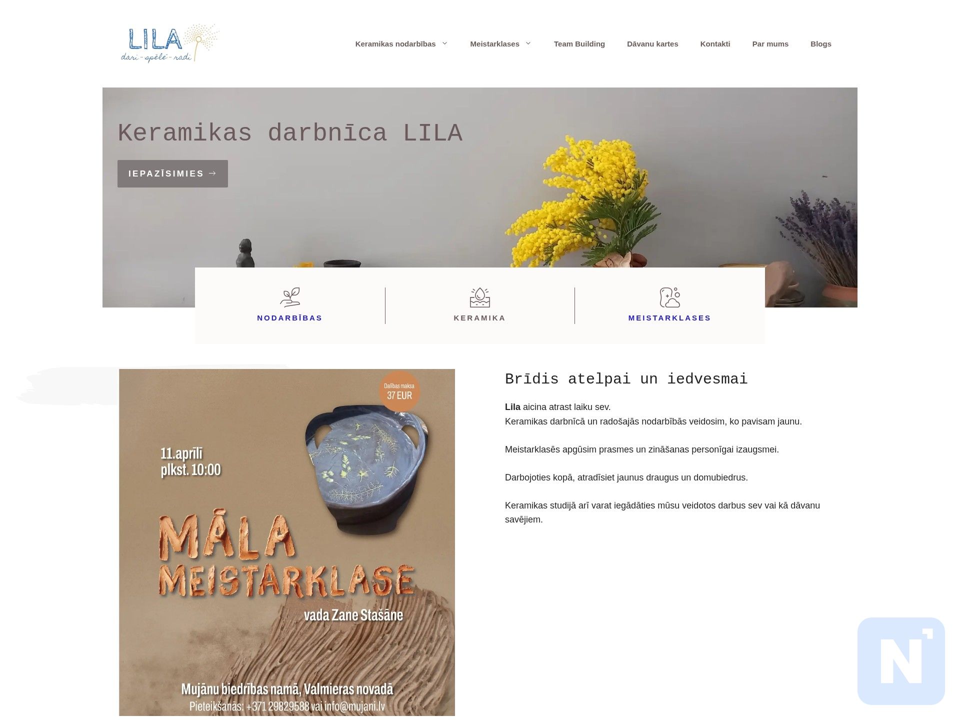 Keramikas darbnīca LILA