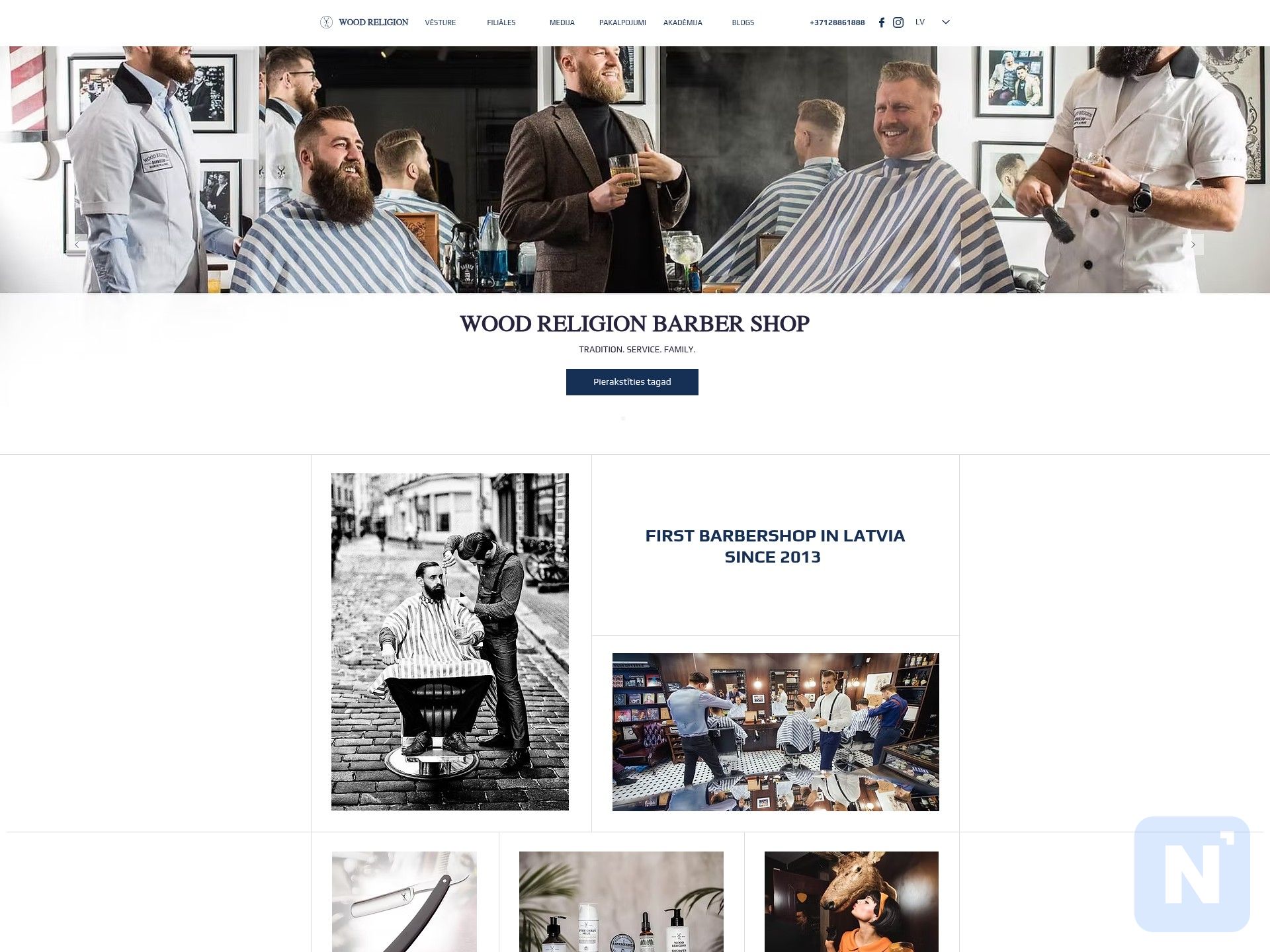 Wood Religion Barber Shop