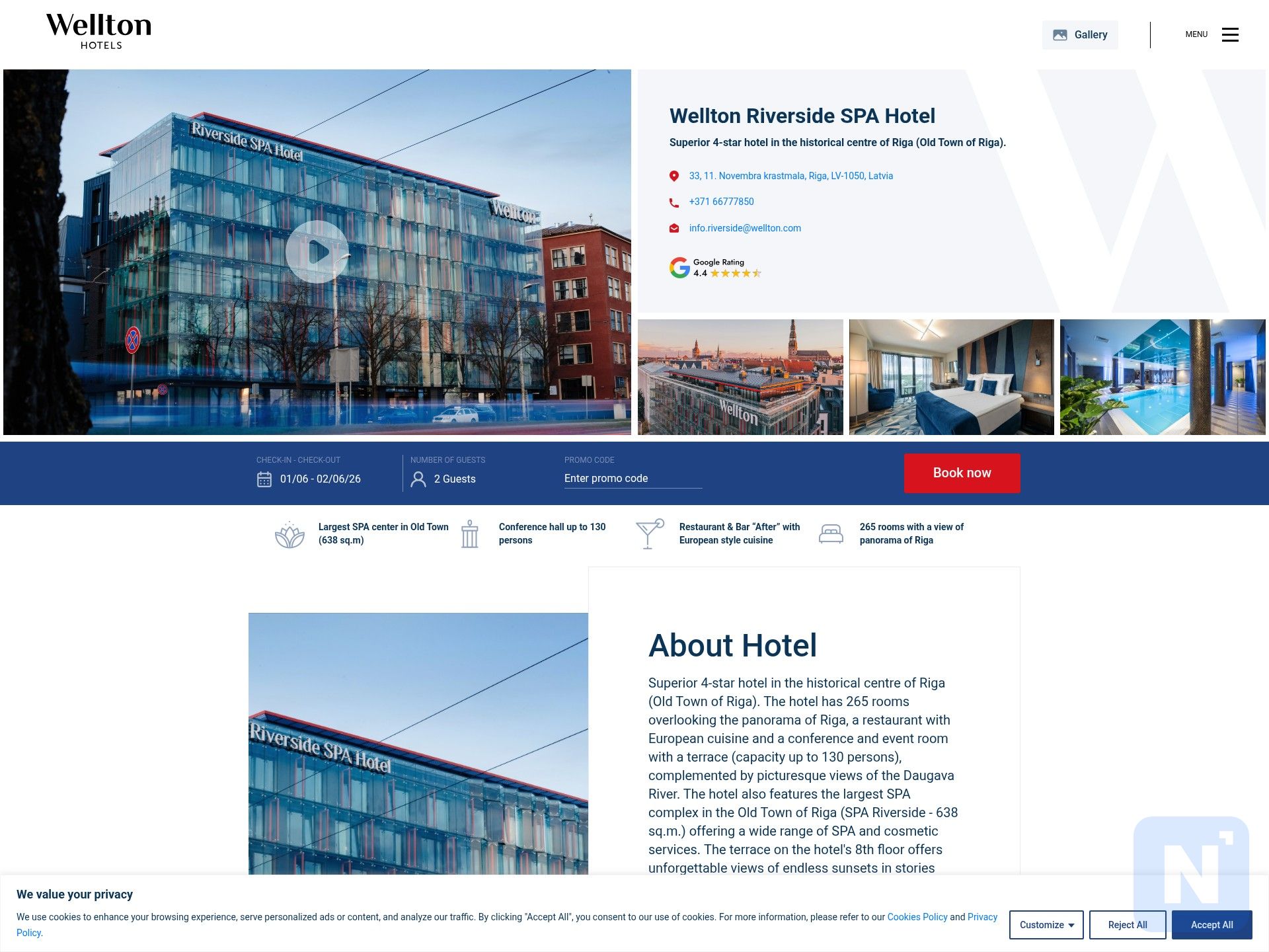 Wellton Riverside SPA Hotel