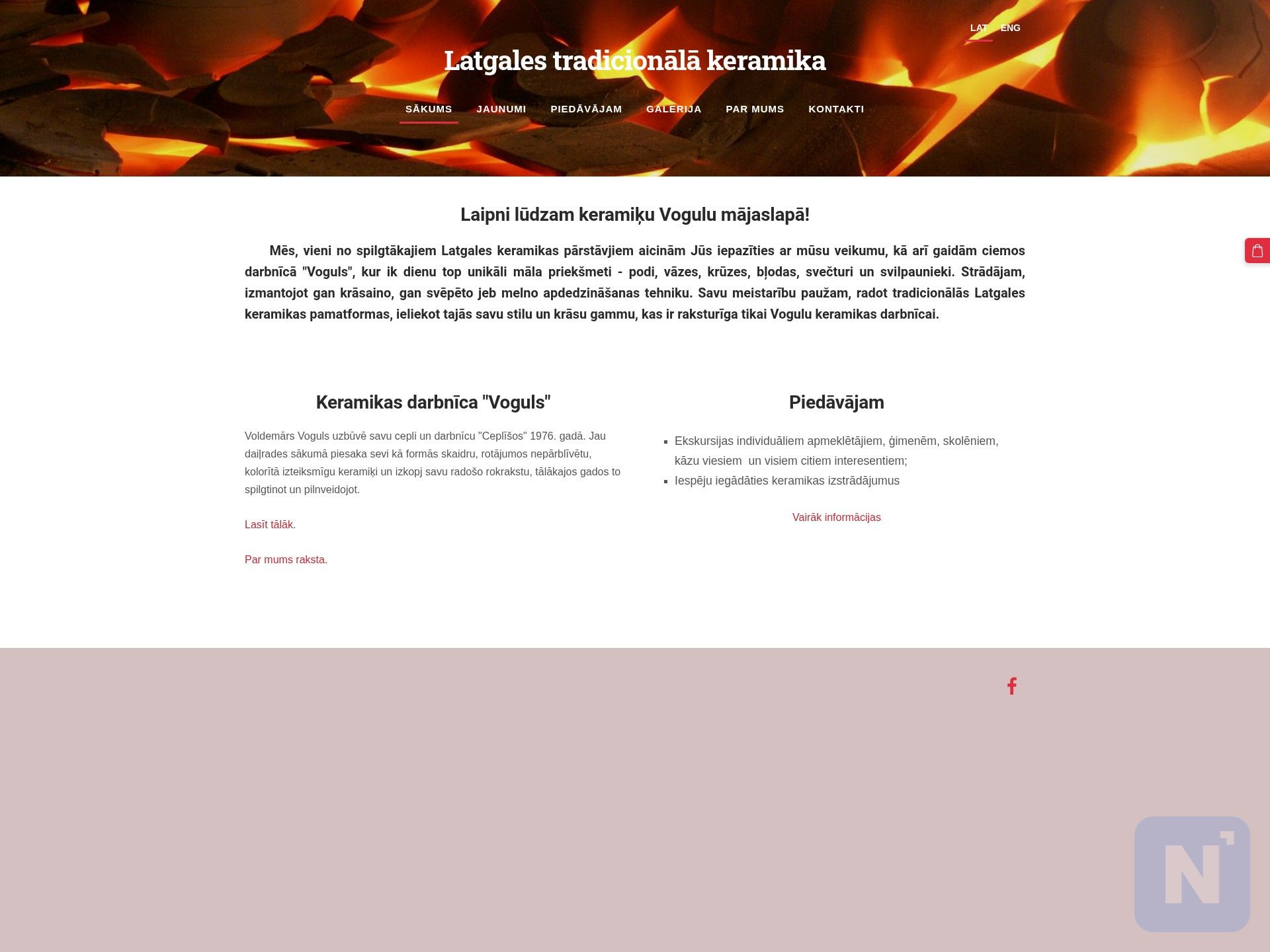 Vogulu Latgales keramika