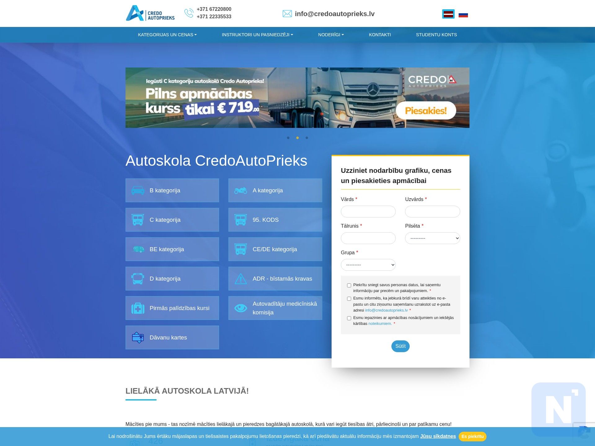 Autoskola Credo Autoprieks