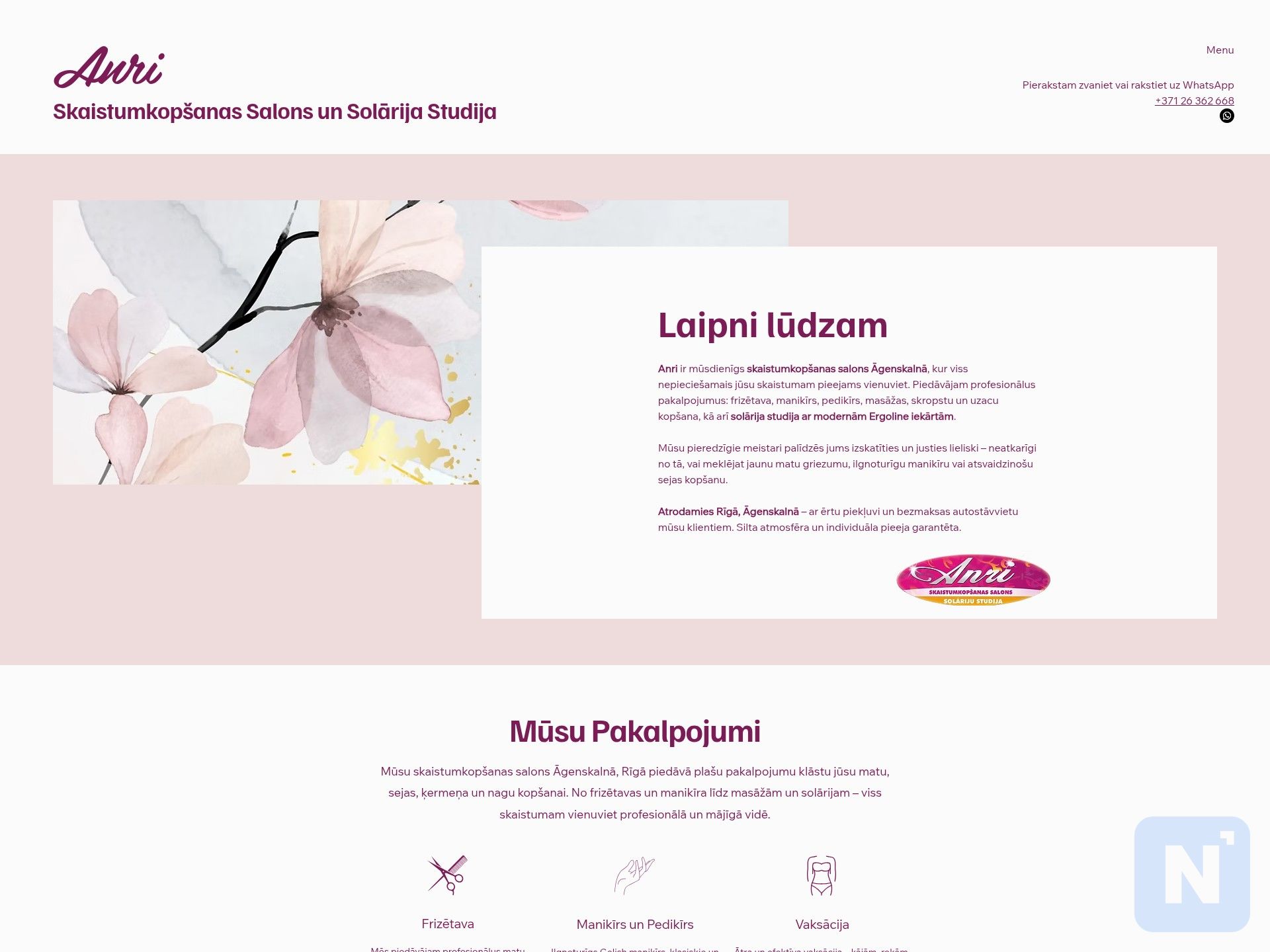 Anri skaistumkopšanas salons