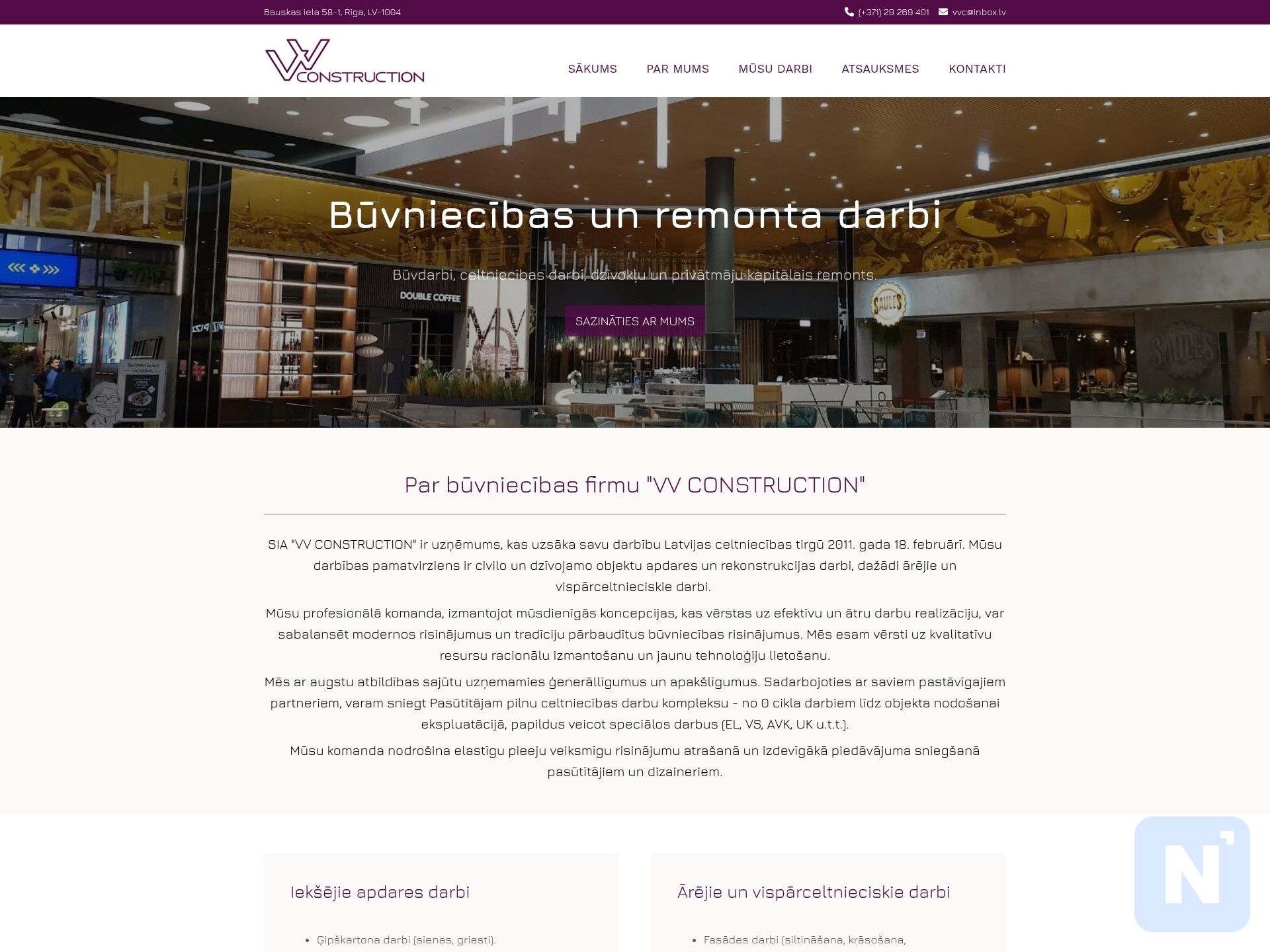 VV Construction